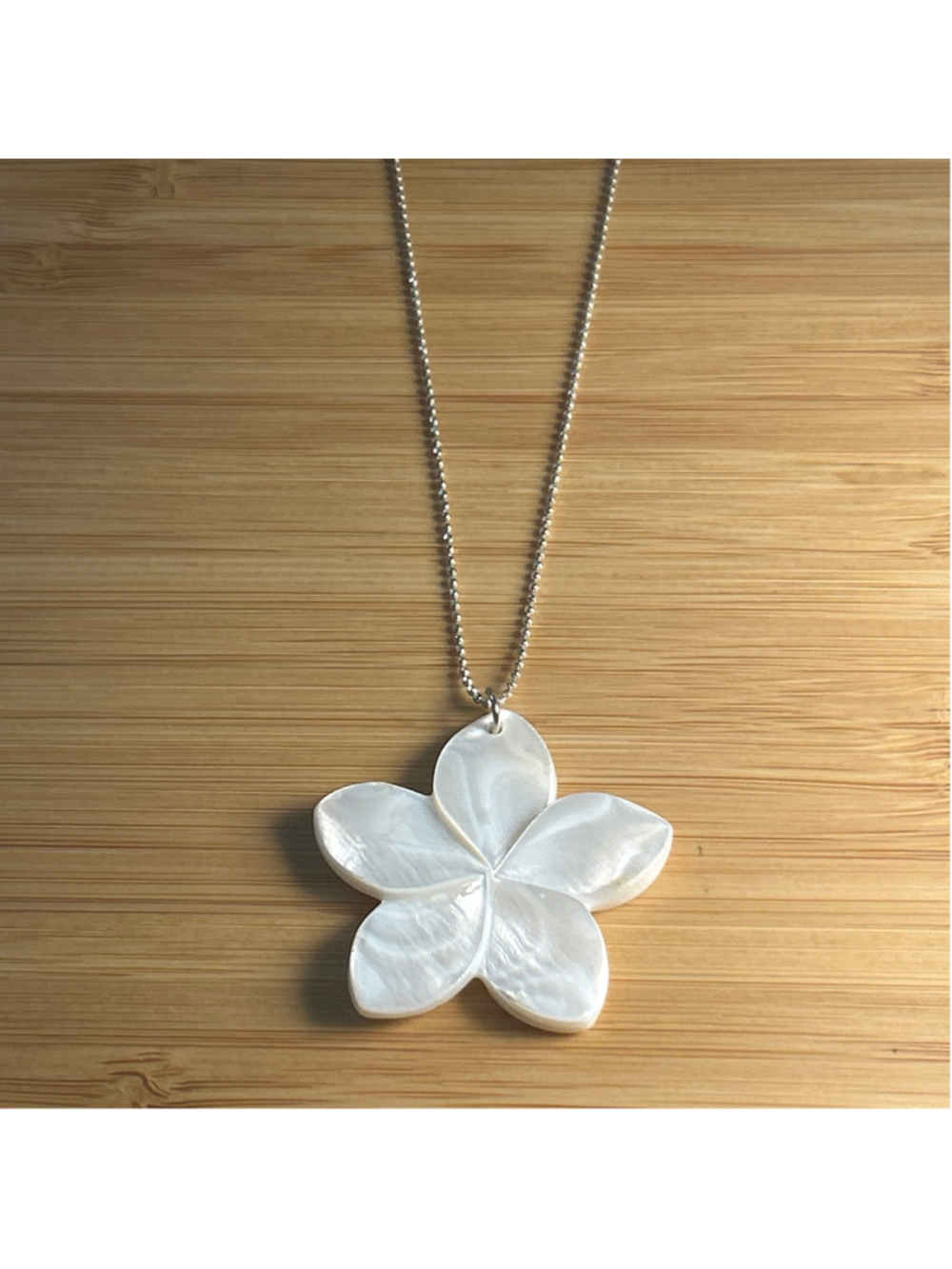 Plumeria Flower Necklace